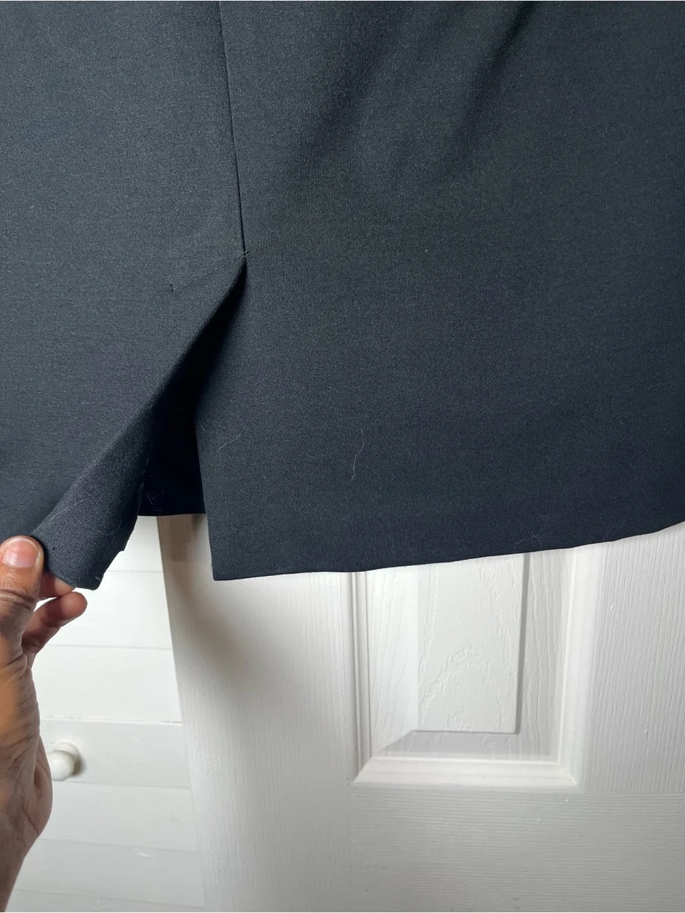 INC International Concepts Black Cargo Pencil Skirt with Tie Waist - Size 6